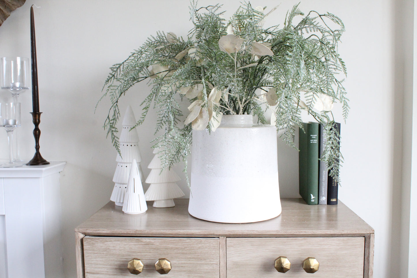 Faux Frosty White Bouquet