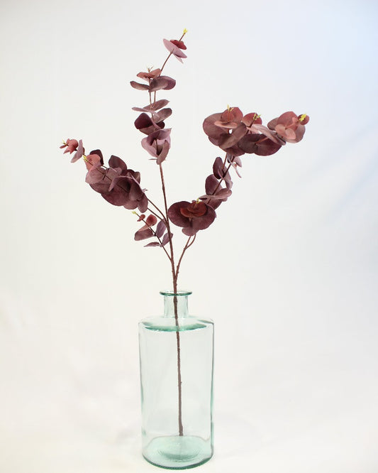 Faux Burgundy Eucalyptus Stem